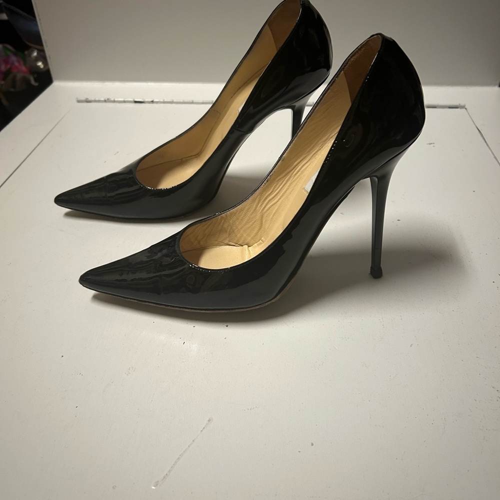 Jimmy Choo Glossy Black Heels